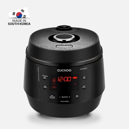  CUCKOO CMC-QAB501SB 5QT. Standard 8-in-1 Pressure Cooker 10 Menu Options: Slow Cooker, Saute, Steamer, Yogurt & More, Made in Korea Black