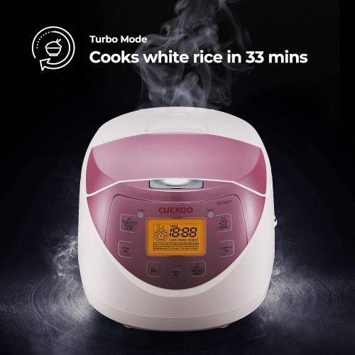  [아마존베스트]Cuckoo CR-0631F 6-cup Multifunctional Micom Rice Cooker & Warmer  9 built-in programs, White/GABA, Mixed/Brown, Porridge, Steam, Slow-Cook, and My Mode [16 flavors and textures],