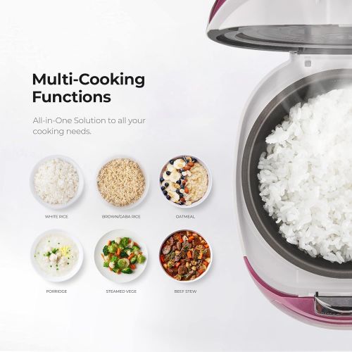  [아마존베스트]Cuckoo CR-0631F 6-cup Multifunctional Micom Rice Cooker & Warmer  9 built-in programs, White/GABA, Mixed/Brown, Porridge, Steam, Slow-Cook, and My Mode [16 flavors and textures],