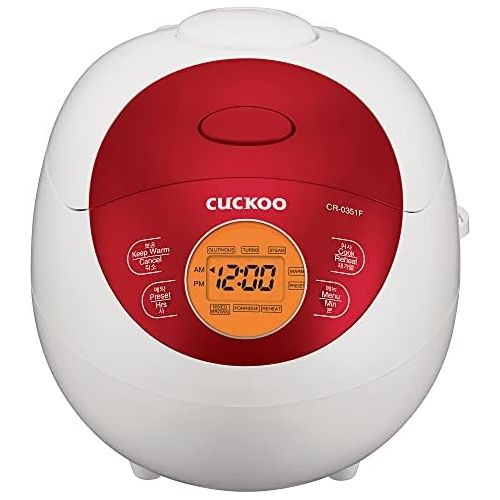  [아마존베스트]Cuckoo CR-0351F Electric Heating Rice Cooker (Red)