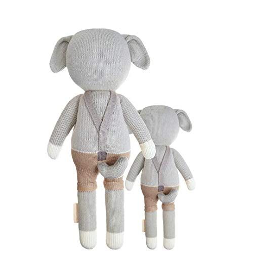  CUDDLE + KIND Noah The Dog Reguar 20 Hand-Knit Doll  1 Doll = 10 Meals, Fair Trade, Heirloom Quality, Handcrafted in Peru, 100% Cotton Yarn