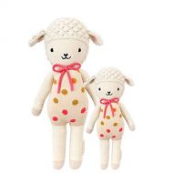 CUDDLE + KIND Lucy The Lamb Little 13 Hand-Knit Doll  1 Doll = 10 Meals, Fair Trade, Heirloom Quality, Handcrafted in Peru, 100% Cotton Yarn