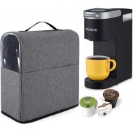 CURMIO Coffee Maker Dust Cover Compatible with Keurig K-Mini and K-Mini Plus, Coffee Making Machine Cover with Pockets for K Cup, Cover Only