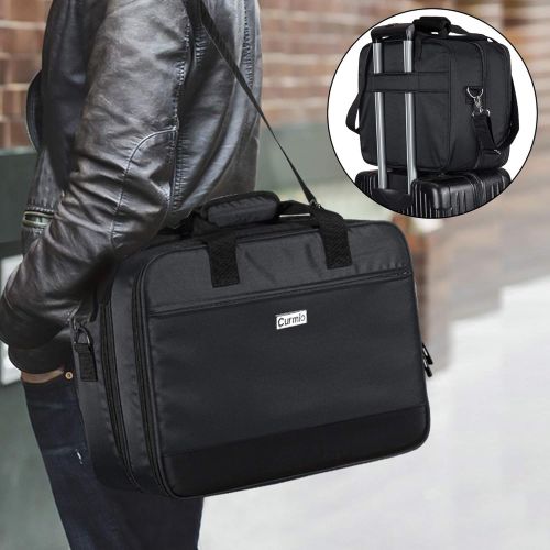  [아마존베스트]CURMIO Travel Carrying Case Compatible with PS4, PS4 Pro, PS3 Game Console and Accessories, Portable Storage Bag Organizer for Playstation 4 Pro Device, Controller, Headset and Cab