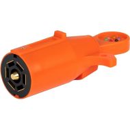 CURT 58272 7-Pin RV Blade Trailer Wiring Towing Vehicle Socket Tester, Orange