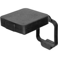 CURT 21728 Rubber Trailer Hitch Cover with 4-Way Flat Wiring Holder, Fits 2-Inch Receiver
