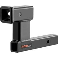 CURT 45808 Trailer Hitch Adapter, 2-Inch Receiver, 6-in Drop or Rise, 7,500 lbs