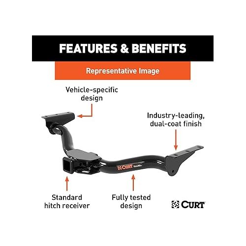  CURT 13091 Class 3 Trailer Hitch, 2-Inch Receiver, Fits Select Mitsubishi Montero