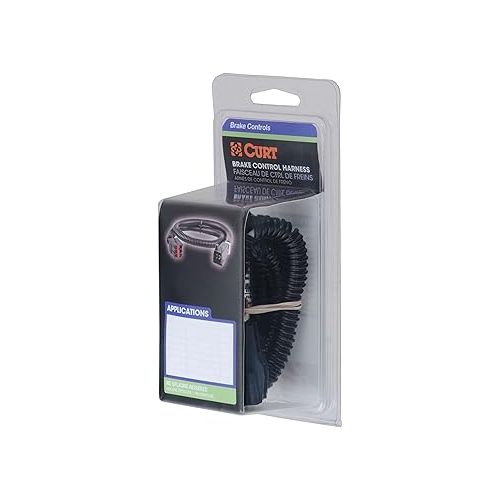  CURT 51529 Quick Plug Brake Controller Wiring Harness, Compatible with Select Hyundai Palisade, Santa Cruz, Kia Telluride, Black