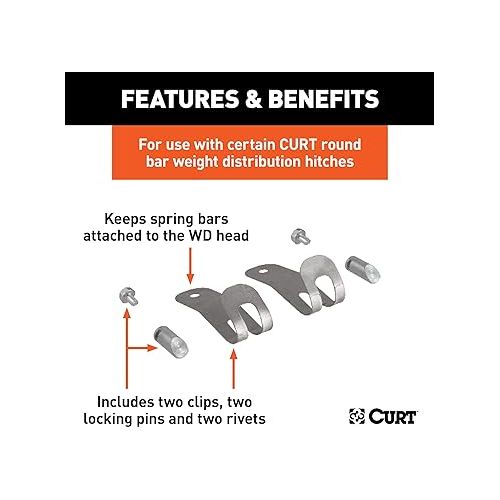  CURT 17109 Replacement Round Bar Weight Distribution Hitch Retainers