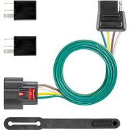 CURT 56375 Vehicle-Side Custom 4-Pin Trailer Wiring Harness, Fits Select Chevrolet Equinox , Black