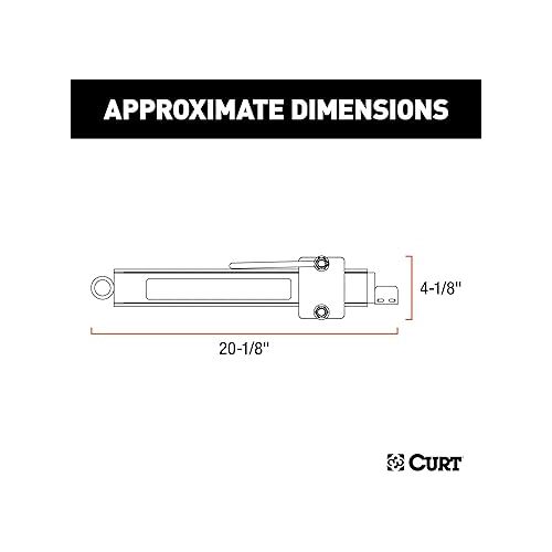  CURT 17200 Trailer Anti-Sway Bar Control Kit , Black