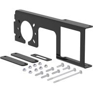 CURT 58003 Easy-Mount Vehicle Trailer Wiring Connector Mounting Bracket for 2-1/2-Inch Receiver, 4 or 5-Way Flat, 6 or 7-Way Round, GLOSS BLACK POWDER COAT