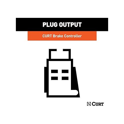  CURT 51437 Quick Plug Electric Trailer Brake Controller Wiring Harness, Select Ford F150, F250, F350, F450, F550 Super Duty, Lincoln MKT, Navigator , black
