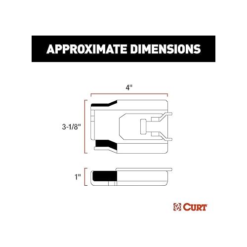  CURT 51126 Discovery Next Time-Delay Electric Trailer Brake Controller, Fully Adjustable, Low Profile, 2-4 Axles, Plug-and-Play