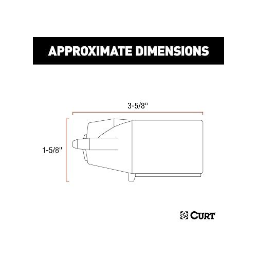  CURT 58141 Trailer-Side 7-Pin RV Blade Wiring Harness Connector