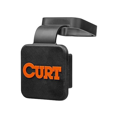  CURT 22279 Rubber Trailer Hitch Cover, Fits 2-Inch Receiver