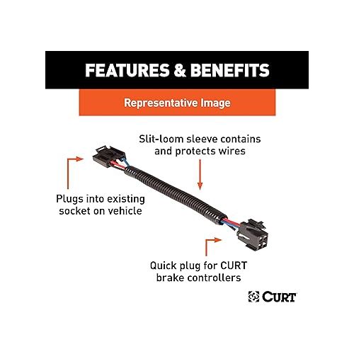  CURT 51532 Competitor-Brake-Controller-to Harness Adapter