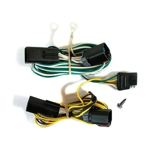  Curt Manufacturing 55534 Vehicle-Side Custom 4-Pin Trailer Wiring Harness,Fits Select Chrysler 300,Dodge Charger,Challenger ,Black