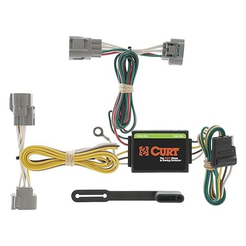  CURT Class 3 Trailer Hitch Bundle with Wiring for 2005-2015 Toyota Tacoma - 13323 & 55513