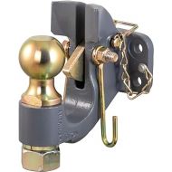 CURT 48410 SecureLatch 2-5/16-Inch Ball and Pintle Hitch Hook Combination, 20,000 Pounds, Mount Required