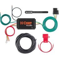 CURT 59190 Powered 3-to-2-Wire Splice-in Trailer Tail Light Converter Kit, 4-Pin Wiring Harness