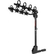 CURT 18030 Extendable Trailer Hitch Bike Rack Mount, Fits 1-1/4, 2-Inch Receiver, 2 or 4 Bicycles, Black