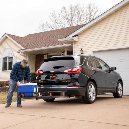  CURT 18152 500 lbs. Capacity Basket Trailer Hitch Cargo Carrier, Fits 2-Inch Receiver