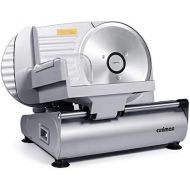 [아마존베스트]Meat Slicer, CUSIMAX 200W Electric Deli Food Slicer with 7.5 Removable Stainless Steel Blade, Food Carriage & Pusher, Cheese Bread Fruit Vegetable Cutter, Adjustable Thickness Dial