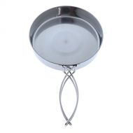 CUTICATE Mini Stainless Steel Frying Pan Nonstick, Outdoor Picnic Backpacking Camping Cooking Pot Cookware