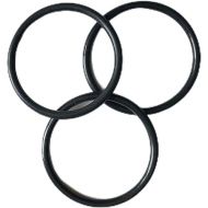 3 PCS Rubber O-Ring for Playing Quartz Crystal Singing Bowl