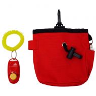 CWH&WEN Pet Dog Treat Pouch Training Bags, Portable Outdoor Pets Feed Storage Pocket Puppy Snack Reward Detachable Waist Bag
