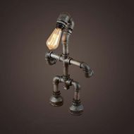 CWJ Lapmp-Loft american retro industrial fountain table lamp bedroom bedside restaurant bar table lamp (style optional)