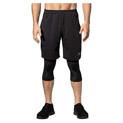  CW-X Mens Mens Stabilyx Joint Support 3/4 Compression Tight