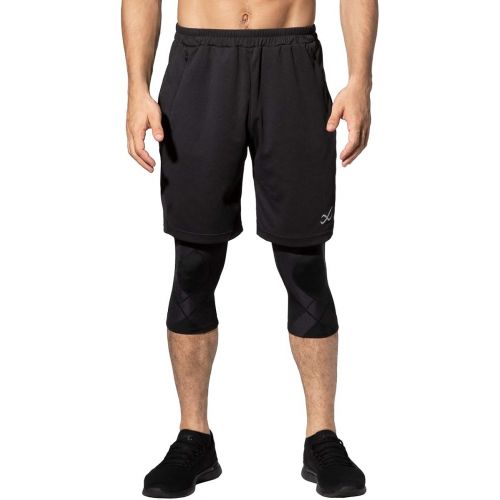  CW-X Mens Mens Stabilyx Joint Support 3/4 Compression Tight