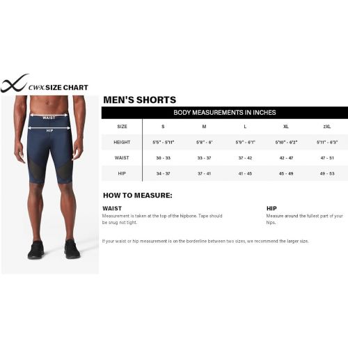  CW-X Mens Stabilyx Ventilator Joint Support Compression Shorts