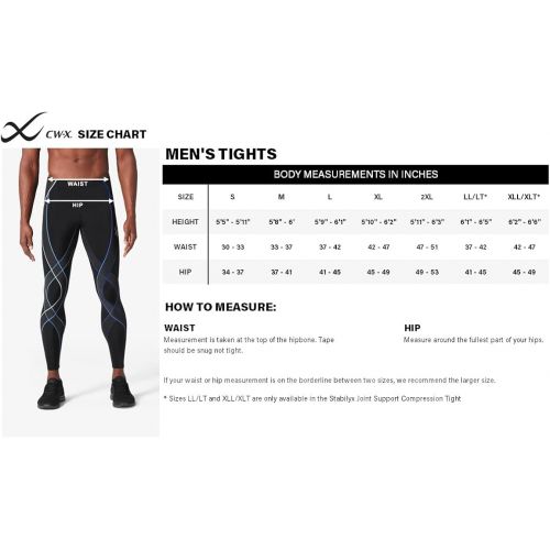  CW-X Mens Stabilyx Joint Support Compression Tights