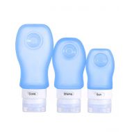 CWXDIAN Cosmetic bottle Travel bottle FDA certification Food grade silicone, 6 piece set
