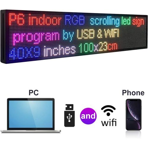  CXGuangDian CX-P6 full-color indoor led sign and usb programmable rolling information LED display