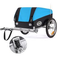 Bike Cargo Trailer, Foldable Frame 88 lbs Max Load, 16'' Quick-Release Wheel, Not for Kids or Animals