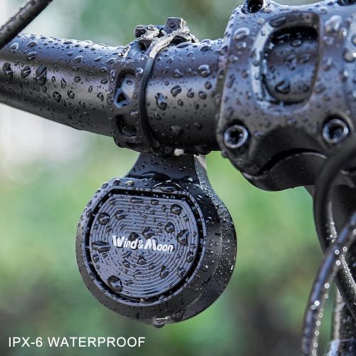  CXWXC Electric Bike Bells 80-130dB - IPX6 Waterproof USB Rechargeable Bike Horns, Anti-Theft Alarm Cycling Bicycle Bell Handlebar Rings
