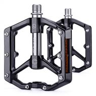 CXWXC Road/MTB Bike Pedals - Aluminum Alloy Bicycle Pedals - Mountain Bike Pedal with Removable Anti-Skid Nails