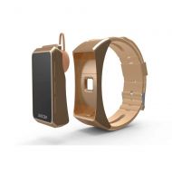 CYGG Smart Band Bluetooth Wristband Bracelet Talkband Smart Watch Heart Rate Monitor Sports Fitness Activity Tracker Sleep Counter Wireless Pedometer Touchpad (Gold)