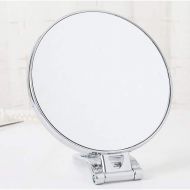 CYHWDHW Magnifying Glass Two Hands Holding Double-Sided Mirror Hand-held Beauty Positive and Negative fine Mirror Makeup Mirror Desk Extra Large Two Sides