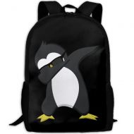 CYMO Funny Dabbing Penguin Unique Outdoor Shoulders Bag Fabric Backpack Multipurpose Daypacks For Adult