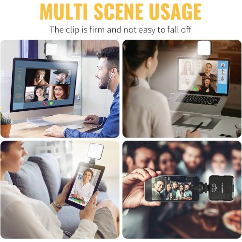  [아마존베스트]CYUREAY Video Conference Lighting, LED Zoom Lighting for Computer & MacBook Laptop Camera Webcam Lighting for Video Recording, Zoom Calls, Live Streaming, Facetime, Video Shooting, Selfie