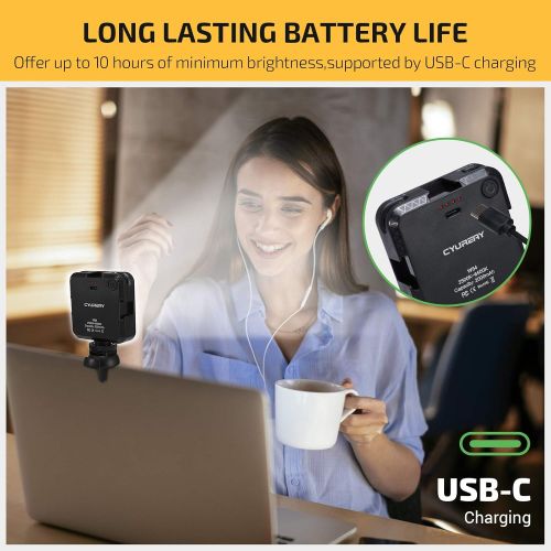  [아마존베스트]CYUREAY Video Conference Lighting, LED Zoom Lighting for Computer & MacBook Laptop Camera Webcam Lighting for Video Recording, Zoom Calls, Live Streaming, Facetime, Video Shooting, Selfie