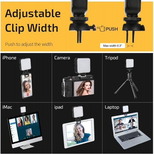  [아마존베스트]CYUREAY Video Conference Lighting, LED Zoom Lighting for Computer & MacBook Laptop Camera Webcam Lighting for Video Recording, Zoom Calls, Live Streaming, Facetime, Video Shooting, Selfie