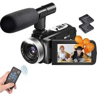 [아마존베스트]CZ Video Camera Camcorder 4K Ultra HD 48MP WiFi for YouTube 3.0-Inch / 7.6-cm Touchscreen