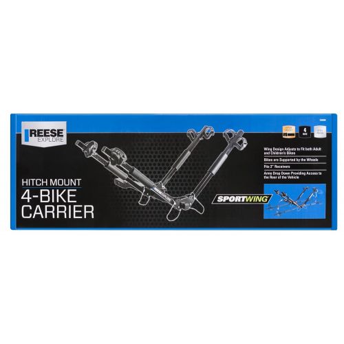  CZC Reese Explore 1390500 Hitch Mount SportWing 4-Bike Carrier